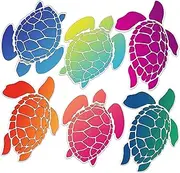 LEIFIDE 6 Pcs Cruise Door Decorations Magnetic Towel Animals Car Magnets Sticker Ocean Cruise Ship Door Decorations Funny Fridge Decor(Sea Turtle)