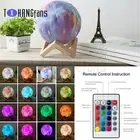 3D print USB LED Magical Star Moon 15cm Remote Night Light Moonlight Desk Lamp