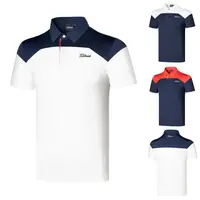 在飛比找蝦皮商城精選優惠-Titleist 夏高爾夫服裝男POLO衫短袖T恤速乾運動透