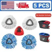 OCedar EasyWring RinseClean Microfiber Spin Mop for Bucket Floor Cleaning System