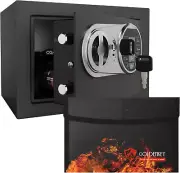 Small Fireproof Safe Box for Home Use, Digital Kids Money Safe for Cash and Coin
