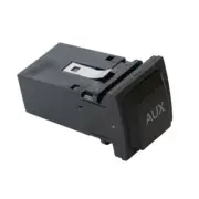 Center Console AUX Switch Socket for Jetta For Golf Easy and Quick Installation