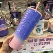 Authentic Starbucks Hongkong 2024 Summer Outer Space 24oz SS Tumbler Cup!