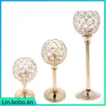 2 COLOR GOLDEN SLIVER CRYSTAL TEA LIGHT CANDLE HOLDER SPARKL