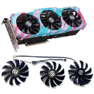 Cooling Fan Replacement Fan Set for ZOTAC RTX3060 3070 3070ti 3080 3090 X-GAMING
