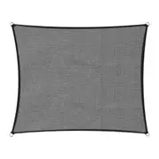 Wallaroo Heavy-Duty 280 GSM Outdoor Sun Shade Sail Canopy Square 2.5m x 2.5m - Grey