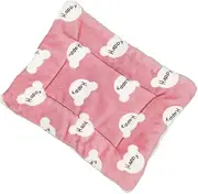 Happyyami Dog Double-Sided Thickened Mat Portable Pet Resting Bed Cozy Crate Bed for Seasons