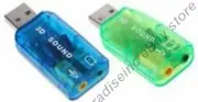 USB External Sound Card:Vista,7,8,XP,Mac,Linux, replacement for Notebook/Laptop