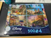 Thomas Kinkade Disney 500 Piece 4 in 1 Puzzle