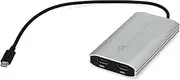 OWC USB-C to Dual HDMI 4K Display Adapter with DISPLAYLINK for Apple M1 Mac or Any Mac or PC with USB-C or Thunderbolt