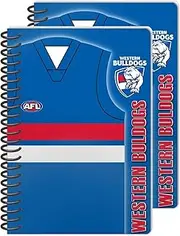 AFL Notebook Pad - Set of Two - Western Bulldogs - Rugby League