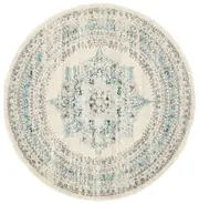 Century In White : Round Rug