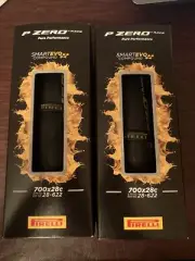 (2) Two Pirelli P Zero Race 700X28C Bicycle Tires