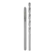 M6 x 1 125mm Length Straight Flute Tap 6mm Drill Bit Set High Speed Steel