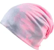Winter Hat Beanie Hat Womens Mens Warm Slouchy Beanie Hat Knitted Warm Hat Tie-dye Knitted Ponytail Hat Cap