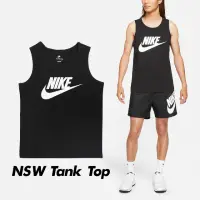 在飛比找momo購物網優惠-【NIKE 耐吉】背心 NSW Tank Top 黑 白 男
