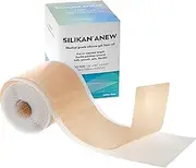 Silicon Medical Gel Tape– Para Cicatrices Soft Silikan Recovery Sheeting Strips for Breast Reconstruction Pale Color Roll 1.6” X 60”/4-Month Healing for Acne, Keloids Reusable SILIKAN