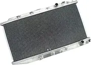 ALUMINUM RADIATOR Compatible With Civic & CRX 1988-1991 1.5 1.6 L4 MANUAL 89(Radiator and a fan)