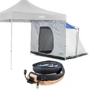 KINGS Gazebo Hub Outdoor Camping + LED Strip Light 1.3m Dimmer Switch Cig socket