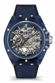 Kenneth Cole KCWGR2136402 Men's Silicone Strap Automatic Skeleton Watch