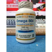 在飛比找蝦皮購物優惠-Omega 800 魚油 90粒 食品 California