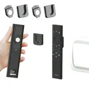 2PCS Magnetic Remote Control Wall Mount Holder Remote Control Organizers-Black