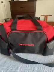 Tupperware Carry On Bag With Two Side Container Slots