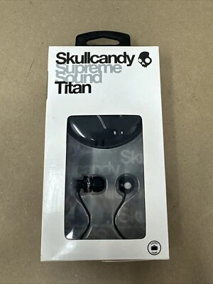 SUPER RARE ! Skullcandy Titan Supreme Sound Headphones Black