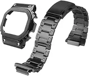 [BMT] DW5600 Case Band Mod Kit, Stainless Steel Case Bezel Strap Bracelet Compatible with Casio G-Shock DW5600, GW-B5600, GB5600, GWX5600, DW5025/ DW5700/ DW5735/ DW5750