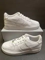Sz 7Y - NIKE AIR FORCE 1 (GS) WMNS 8.5 ‘WHITE’ [314192-117] NEW