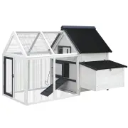 Chicken Coop Rabbit Hutch 150cm x 60cm x 93cm Large Chicken Coop House Run Cage Wooden