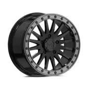 15x8 Valor Offroad V06 Full Painted Gloss Black UTV Wheel 5x4.5 (40mm)