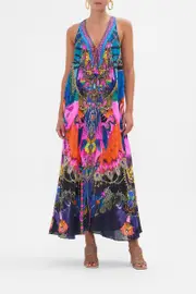 LACE UP RACER BACK DRESS DANCING WITH DESTINY