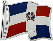 Dominican Republic Flag DR Magnet for Car Locker Refrigerator