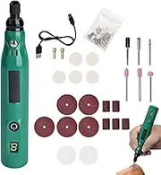 Gvblkq Hand Drill, Usb Rechargeable Detail Sander, Portable Small Handheld Drill with Multiple Speed Modes, Multi Purpose Art Craft Tool for Sanding, Polishing, Cutting, Grinding, Compact Power Tool