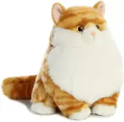 Aurora - Small Orange Fat Cats - 9.5" Butterball Tabby - Stuffed Animal