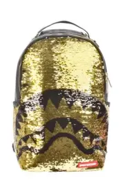 Authentic Sprayground Backpack EDC Gold Bling Retro Streetwear Limited Edition