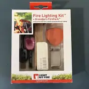 Light My Fire FIRE LIGHTING KIT Grandpa's Firefork Kit New Unopened Made Sweden