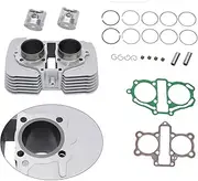 [Motorcycle Parts] Engine Cylinder Assembly Kit W/Piston Gasket for Honda Rebel 250 CMX250 96-15 CA250 CMX250 CMX250C [Easy to Replace]