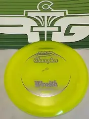 FLY GREEN DISC GOLF INNOVA CHAMPION WRAITH OVERSTABLE DISTANCE DRIVER 173-5g YEL