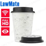 LawMate Best Quality WIFI Coffee Cup Camera Lid Portable Spy
