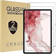 [2 Pack] Screen Protector Compatible For Galaxy Tab S9/S8/S7 11 Inch, Tempered Glass Film Guard For Samsung Tablet S9 FE 10.9-inch 2023/2022/2020 Released Anti-Scratch 9H Hardness Bubble-free Clear