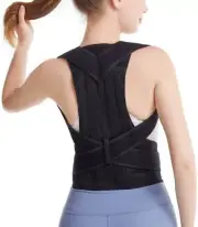 Back Brace Posture Corrector Upper Lower Back Support Adjustable Straightener