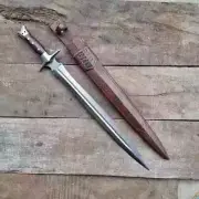 Custom Handmade 26" Celtic Sword - Battle Ready Medieval Sword W/ Sheath