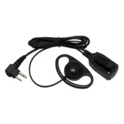 Refuelergy 2-Pin Radio FBI Headset D-Shape Ear Hook Earpiece for MOTOROLA