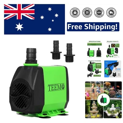 Adjustable Flow Aquarium Pump with 1.9M Cord for Garden Water Features & Ponds