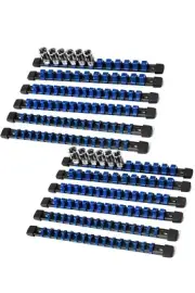 Socket Organizer Drive ABS Tools - Blue Socket Holder, Premium Quality 12