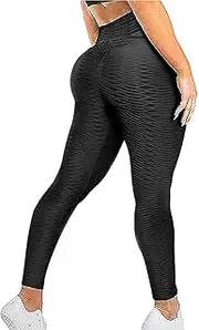 [SEASUM] Women Textured Leggings Matching Sport Bra Medium Support Workout Bra Crop Top