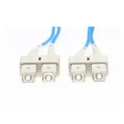 10M Sc Sc Om1 Fibre Optic Cable Duplex Lszh Patch Leads Blue