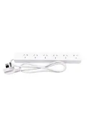 Beacon Lighting Lucci 6 Outlet Power Board in White